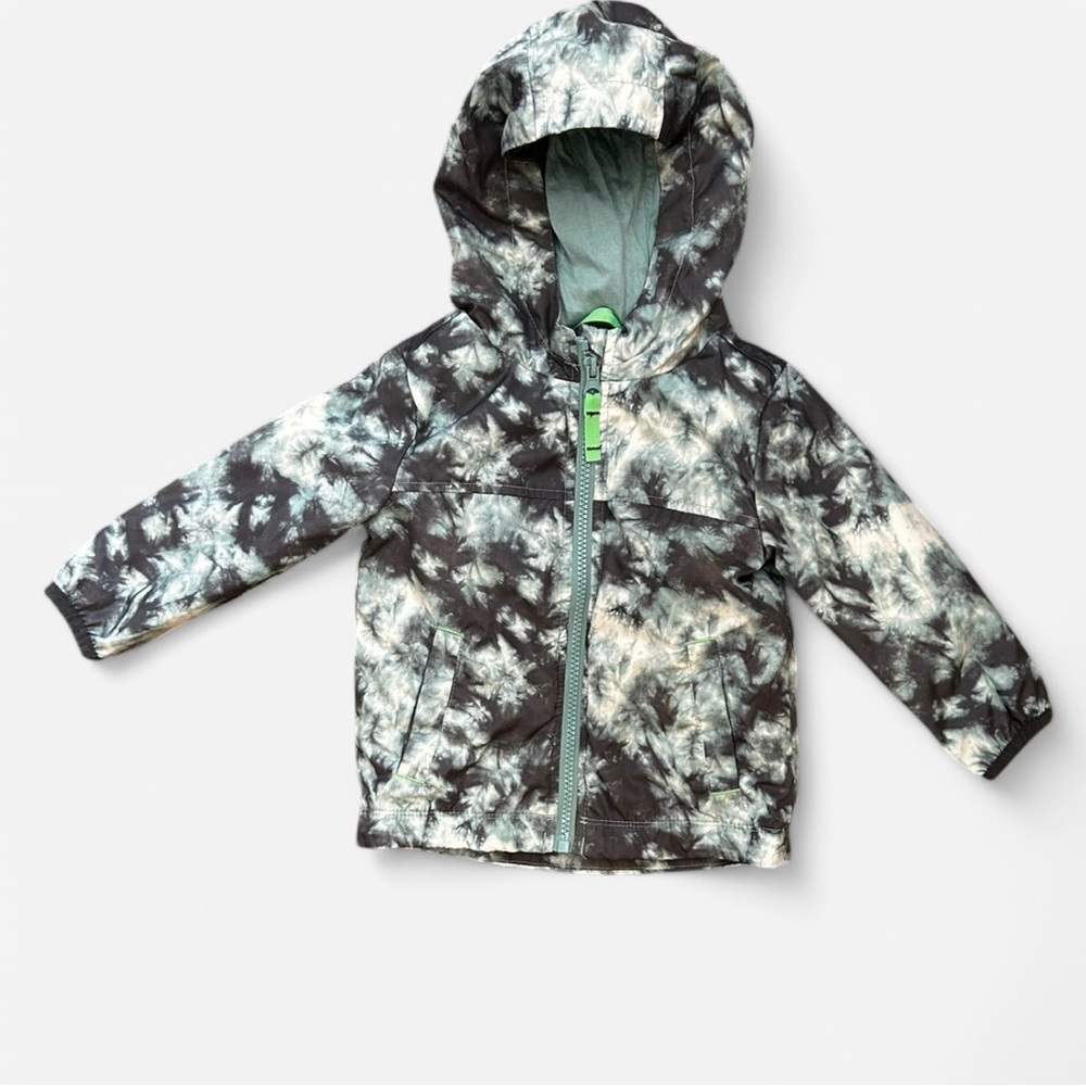 Cat & Jack Tie Dye Hooded Wind Breaker Jacket